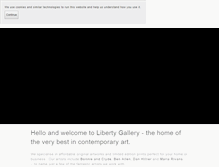 Tablet Screenshot of liberty-gallery.com